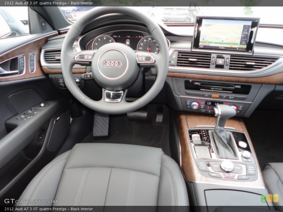 Black Interior Dashboard for the 2012 Audi A7 3.0T quattro Prestige #65893401
