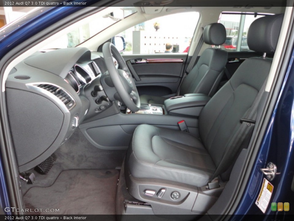 Black Interior Photo for the 2012 Audi Q7 3.0 TDI quattro #65893482