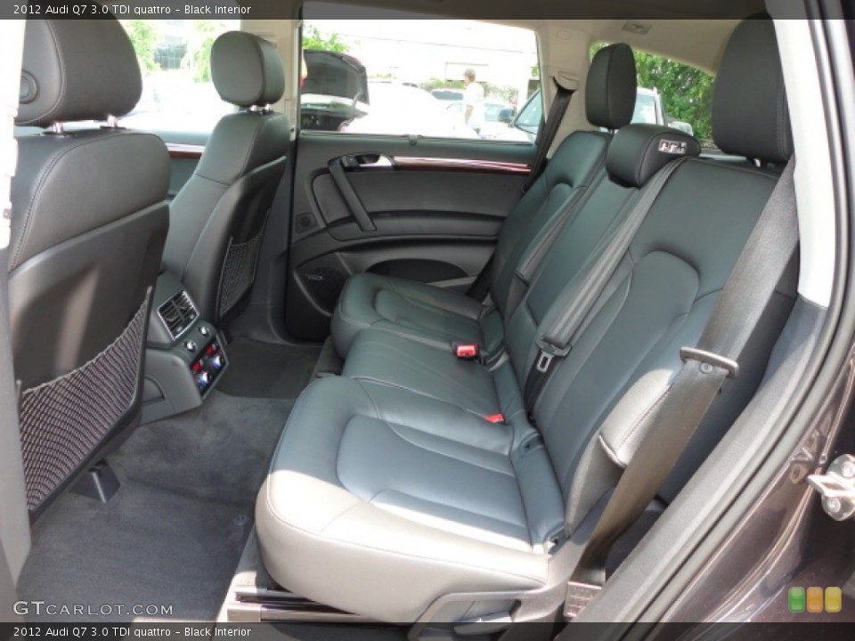 Black Interior Photo for the 2012 Audi Q7 3.0 TDI quattro #65893608