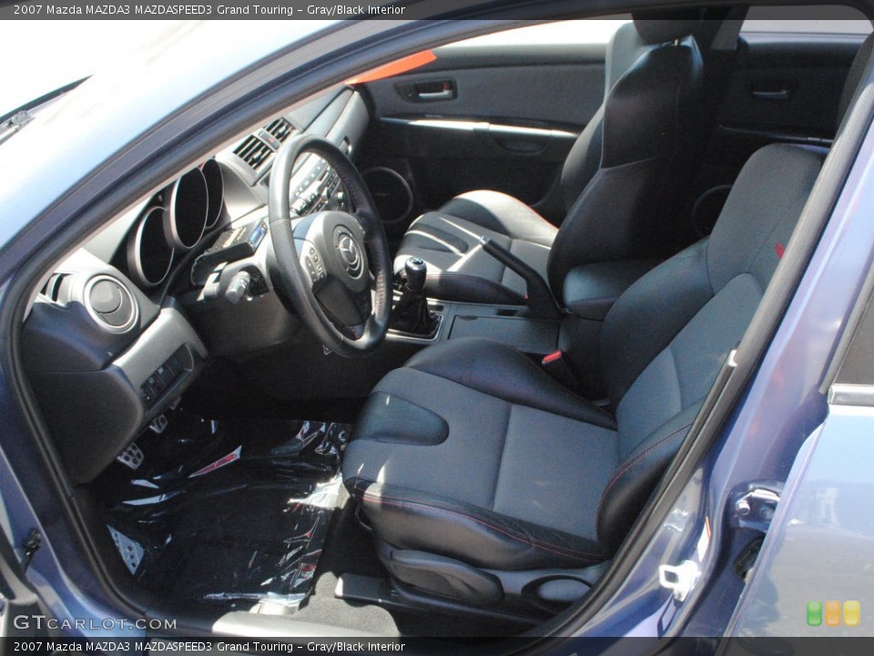 Gray/Black Interior Photo for the 2007 Mazda MAZDA3 MAZDASPEED3 Grand Touring #65895726