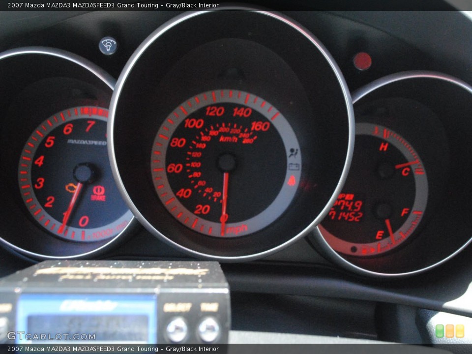 Gray/Black Interior Gauges for the 2007 Mazda MAZDA3 MAZDASPEED3 Grand Touring #65895759