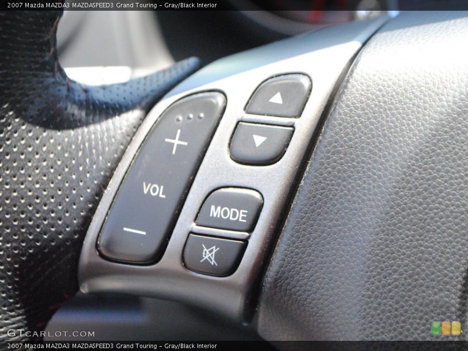 Gray/Black Interior Controls for the 2007 Mazda MAZDA3 MAZDASPEED3 Grand Touring #65895780