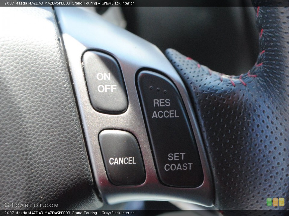 Gray/Black Interior Controls for the 2007 Mazda MAZDA3 MAZDASPEED3 Grand Touring #65895798