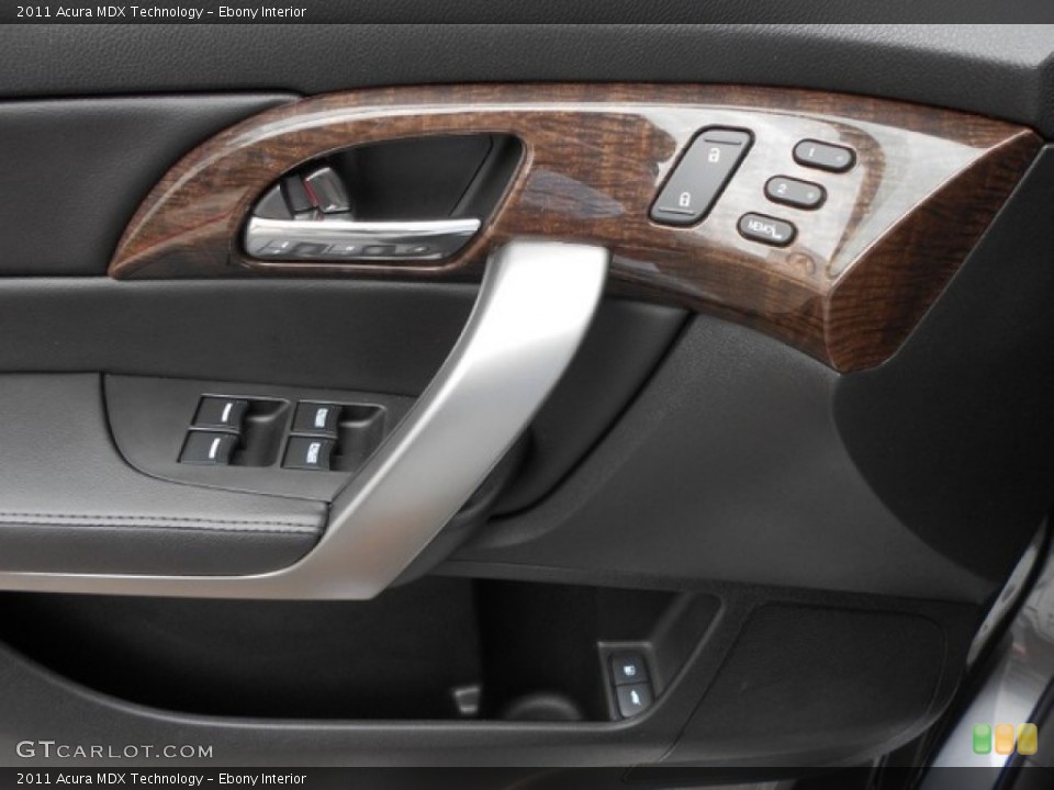 Ebony Interior Controls for the 2011 Acura MDX Technology #65896968