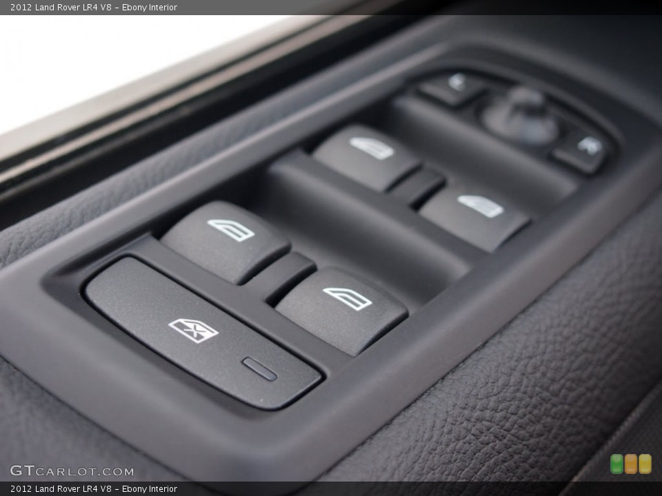 Ebony Interior Controls for the 2012 Land Rover LR4 V8 #65897526
