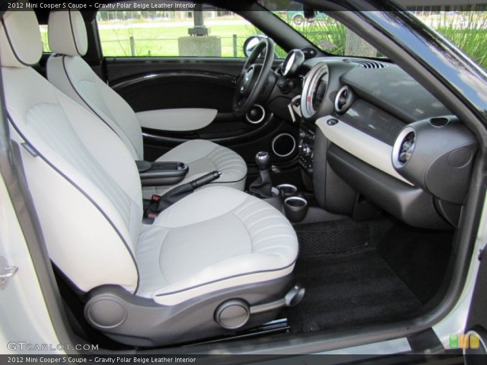 Gravity Polar Beige Leather Interior Photo for the 2012 Mini Cooper S Coupe #65898256
