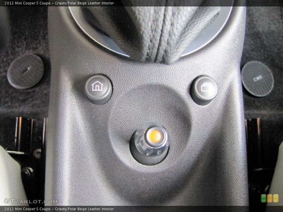 Gravity Polar Beige Leather Interior Controls for the 2012 Mini Cooper S Coupe #65898454