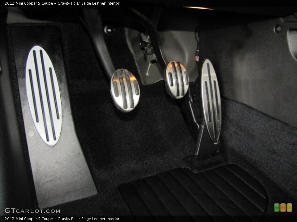 Gravity Polar Beige Leather Interior Controls for the 2012 Mini Cooper S Coupe #65898505