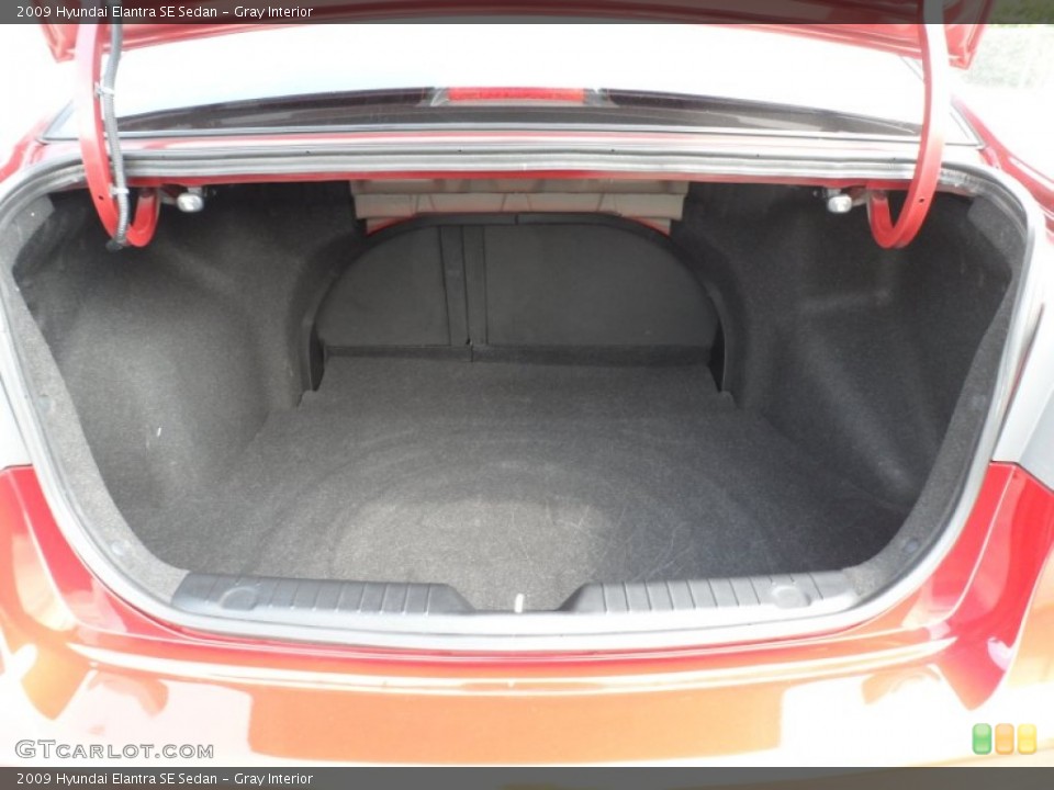 Gray Interior Trunk for the 2009 Hyundai Elantra SE Sedan #65898508