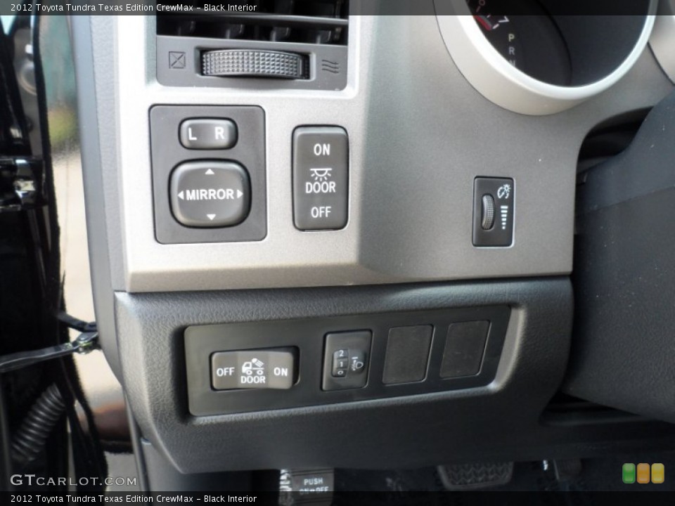 Black Interior Controls for the 2012 Toyota Tundra Texas Edition CrewMax #65901546
