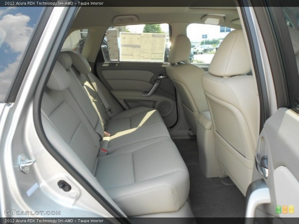 Taupe Interior Rear Seat for the 2012 Acura RDX Technology SH-AWD #65903978