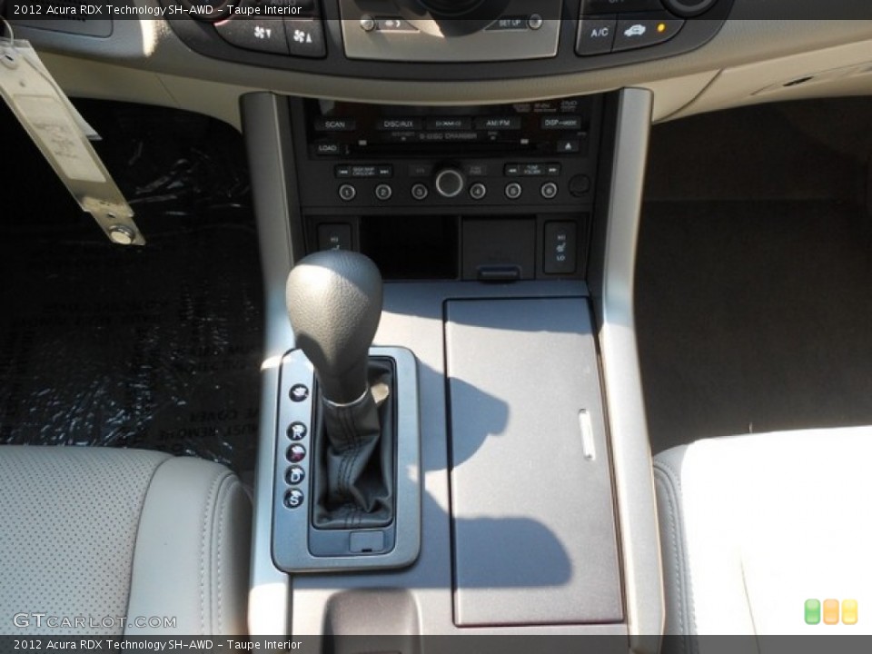Taupe Interior Transmission for the 2012 Acura RDX Technology SH-AWD #65904011
