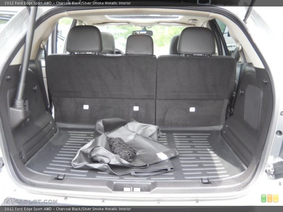 Charcoal Black/Silver Smoke Metallic Interior Trunk for the 2012 Ford Edge Sport AWD #65906265
