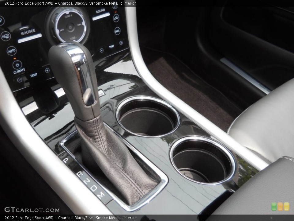 Charcoal Black/Silver Smoke Metallic Interior Transmission for the 2012 Ford Edge Sport AWD #65906457