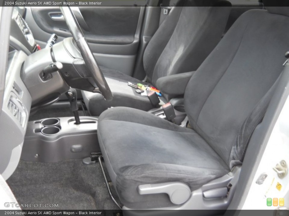Black Interior Photo for the 2004 Suzuki Aerio SX AWD Sport Wagon #65906591