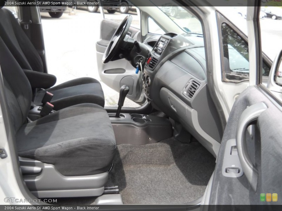 Black Interior Photo for the 2004 Suzuki Aerio SX AWD Sport Wagon #65906646