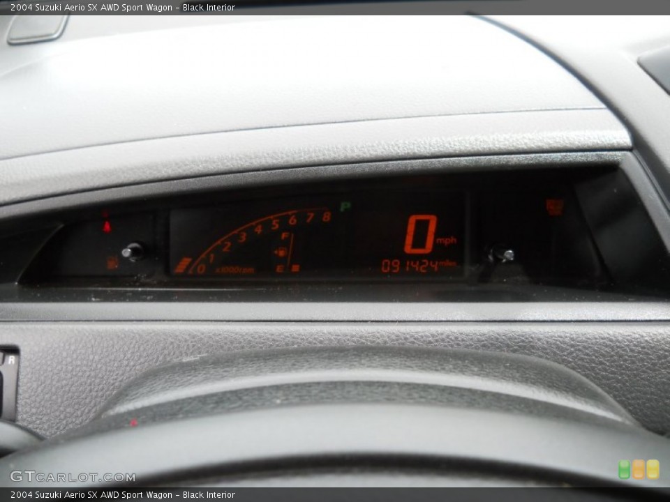 Black Interior Gauges for the 2004 Suzuki Aerio SX AWD Sport Wagon #65906670
