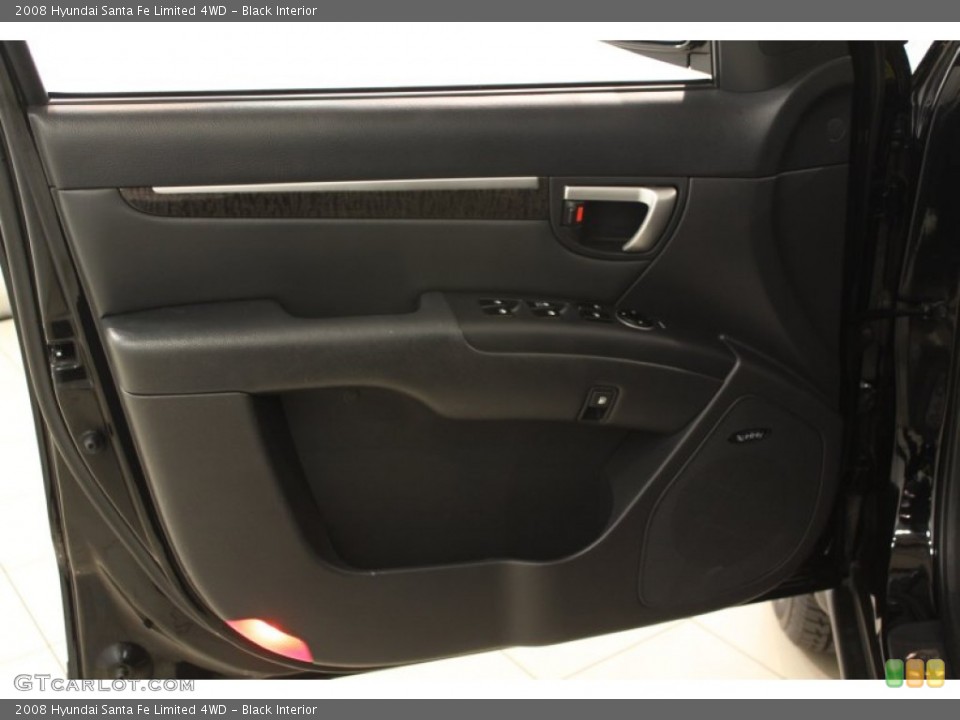 Black Interior Door Panel for the 2008 Hyundai Santa Fe Limited 4WD #65907724