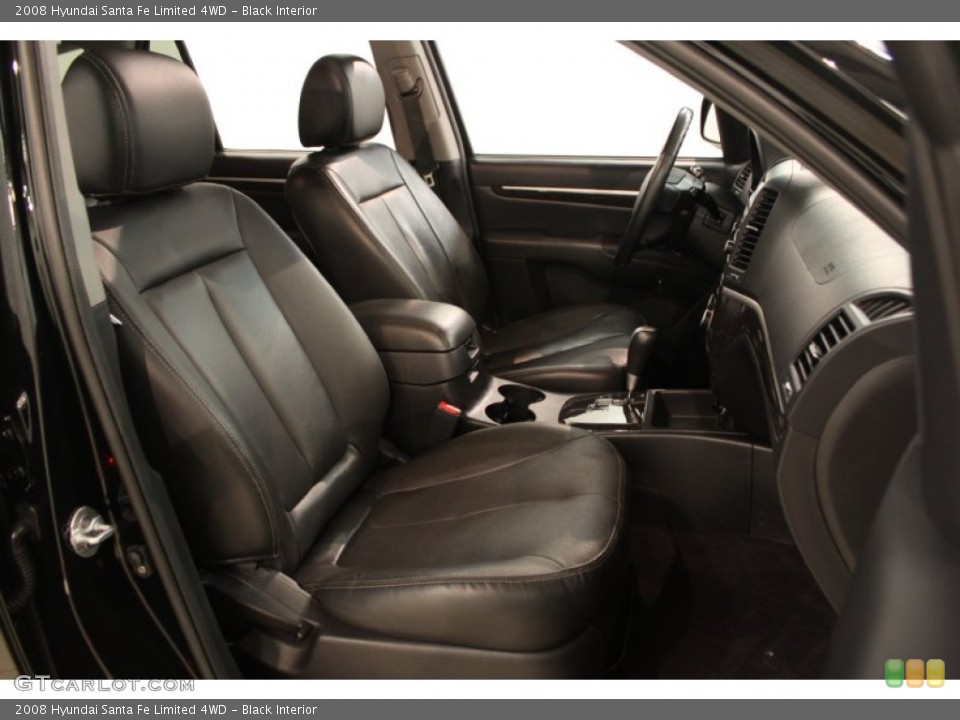 Black Interior Photo for the 2008 Hyundai Santa Fe Limited 4WD #65907789