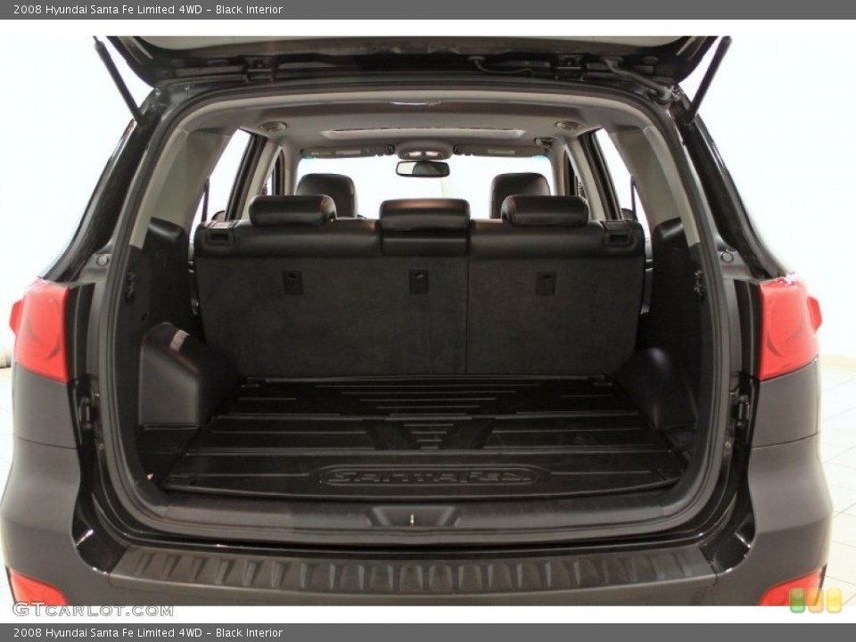 Black Interior Trunk for the 2008 Hyundai Santa Fe Limited 4WD #65907826