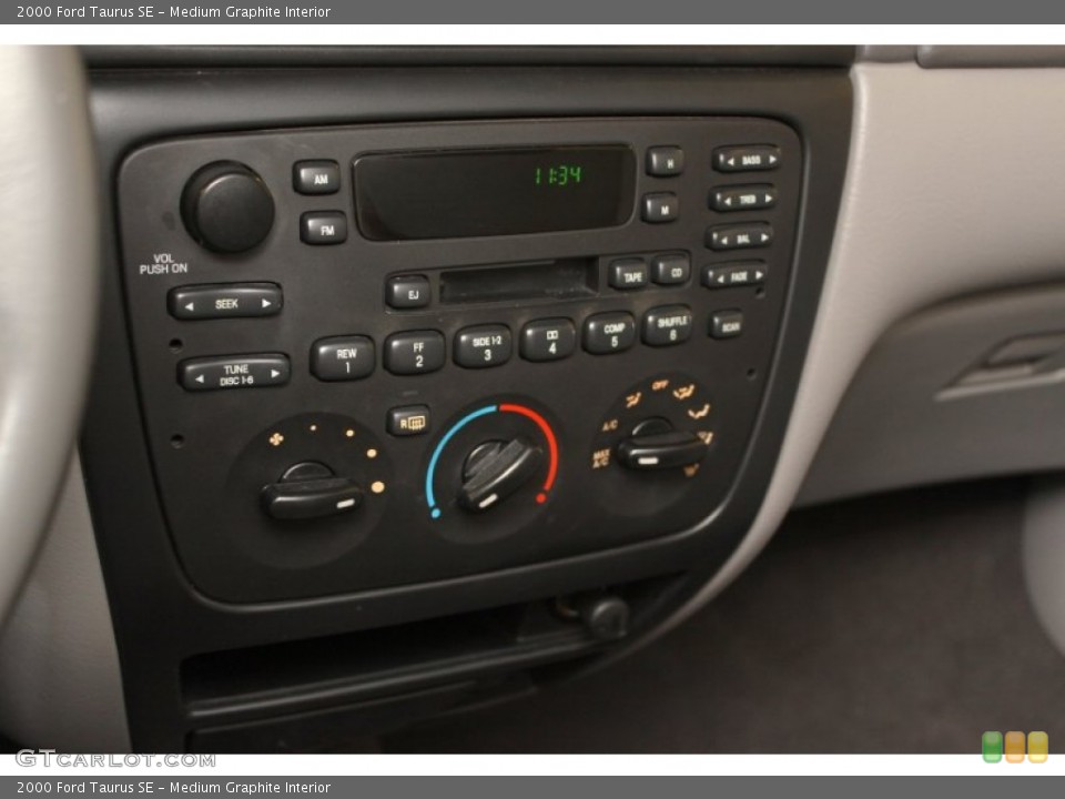 Medium Graphite Interior Controls for the 2000 Ford Taurus SE #65909015