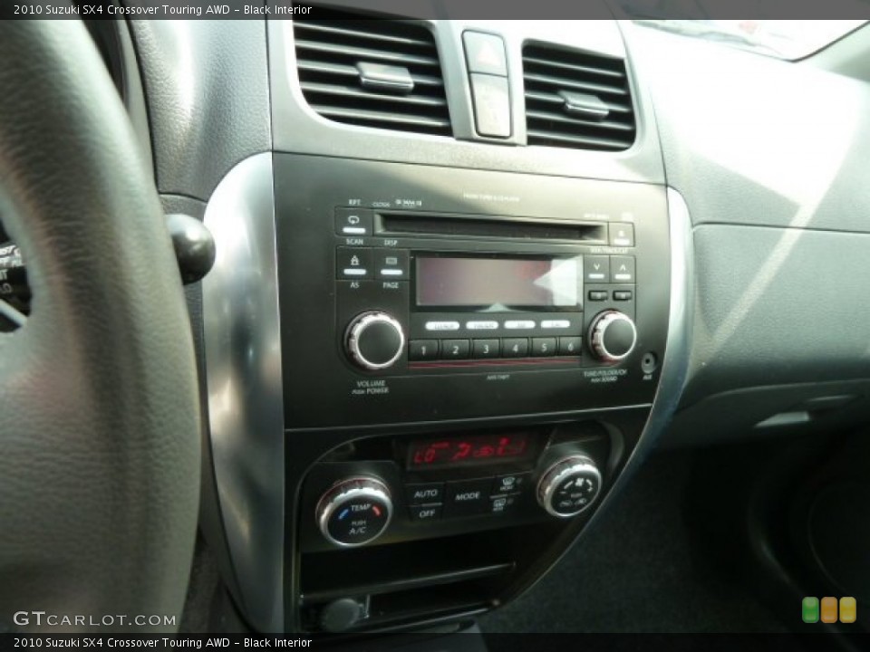 Black Interior Controls for the 2010 Suzuki SX4 Crossover Touring AWD #65909057
