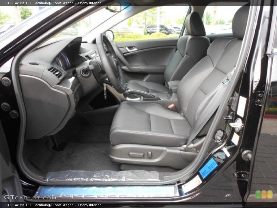 Ebony Interior Photo for the 2012 Acura TSX Technology Sport Wagon #65910065