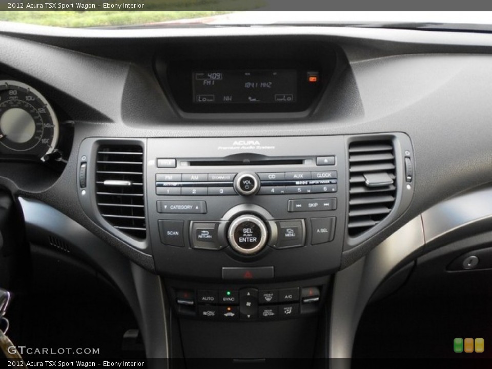 Ebony Interior Controls for the 2012 Acura TSX Sport Wagon #65910581