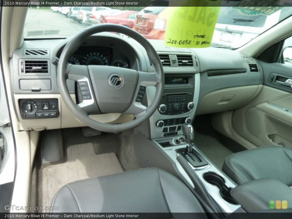 Dark Charcoal/Medium Light Stone Interior Dashboard for the 2010 Mercury Milan I4 Premier #65912836