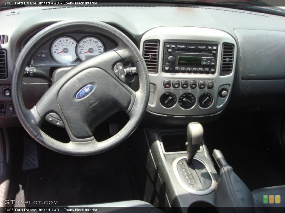Ebony Black Interior Dashboard for the 2005 Ford Escape Limited 4WD #65913020
