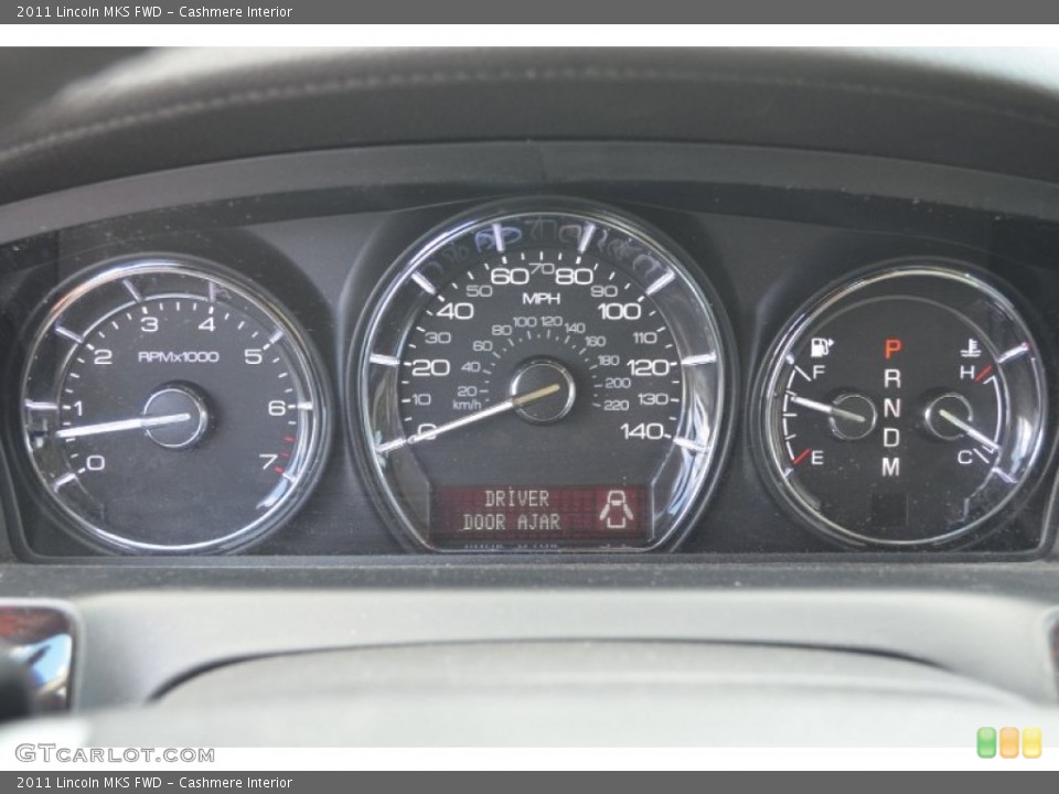 Cashmere Interior Gauges for the 2011 Lincoln MKS FWD #65913259