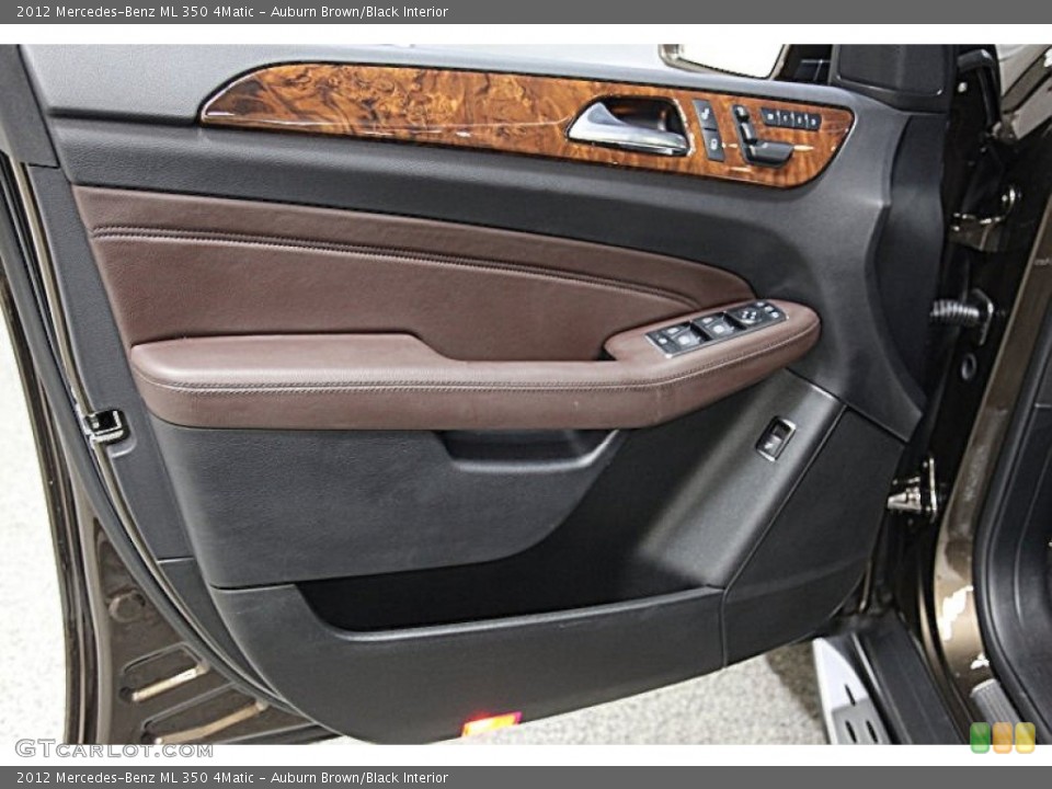 Auburn Brown/Black Interior Door Panel for the 2012 Mercedes-Benz ML 350 4Matic #65914402