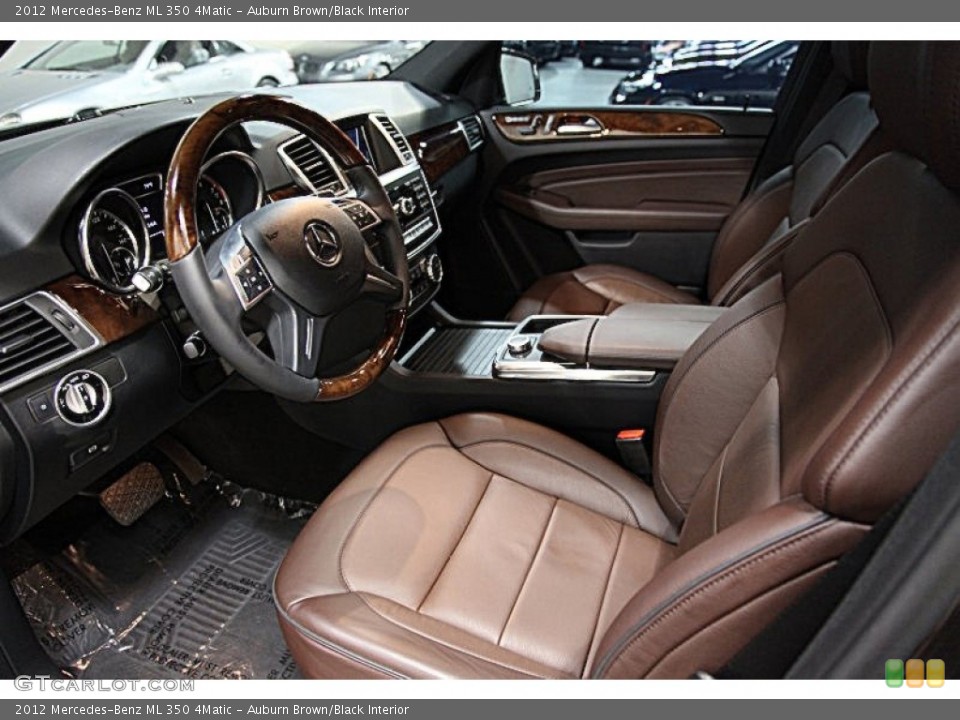 Auburn Brown/Black Interior Photo for the 2012 Mercedes-Benz ML 350 4Matic #65914405