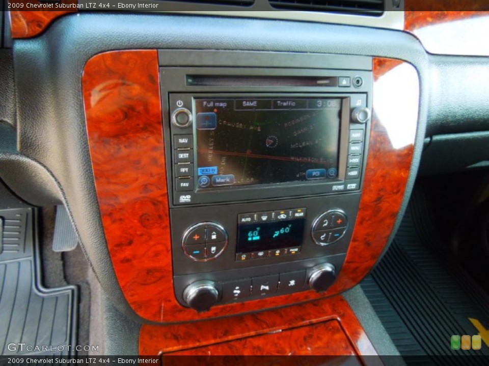 Ebony Interior Controls for the 2009 Chevrolet Suburban LTZ 4x4 #65916755