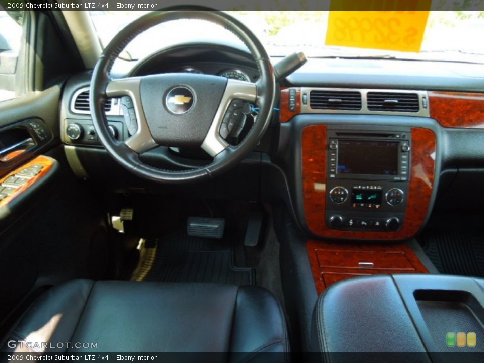 Ebony Interior Dashboard for the 2009 Chevrolet Suburban LTZ 4x4 #65916791