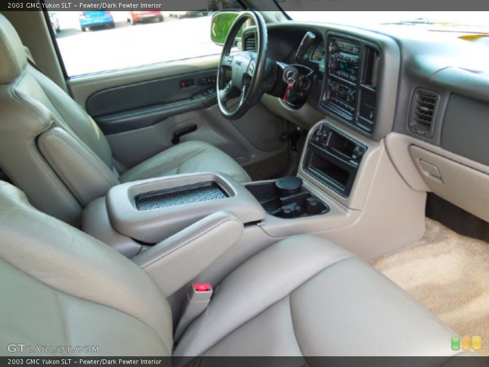 Pewter/Dark Pewter Interior Dashboard for the 2003 GMC Yukon SLT #65917826