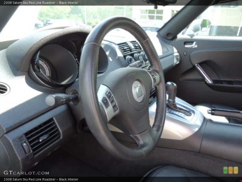 Black Interior Steering Wheel for the 2008 Saturn Sky Red Line Roadster #65917898