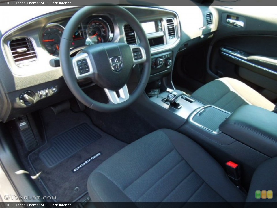 Black Interior Photo for the 2012 Dodge Charger SE #65920142