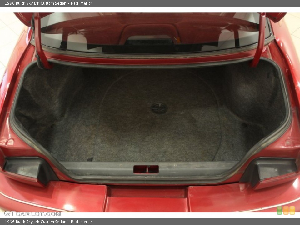 Red Interior Trunk for the 1996 Buick Skylark Custom Sedan #65921501