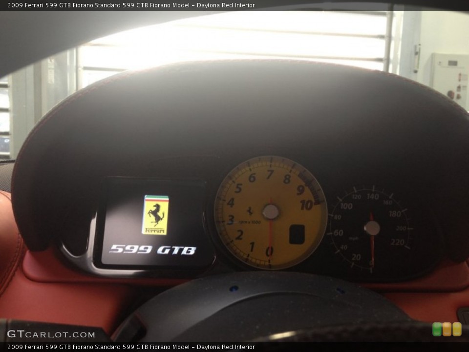 Daytona Red Interior Gauges for the 2009 Ferrari 599 GTB Fiorano  #65924231