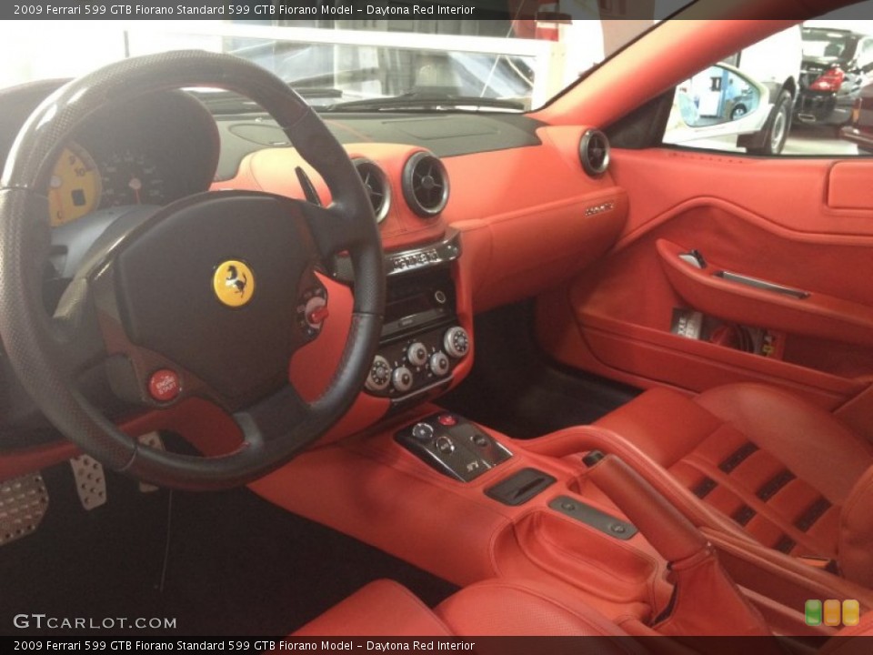 Daytona Red Interior Photo for the 2009 Ferrari 599 GTB Fiorano  #65924240
