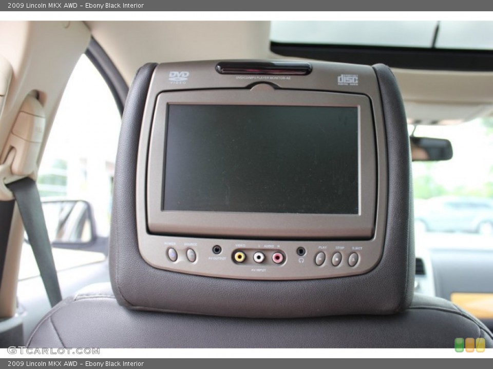 Ebony Black Interior Controls for the 2009 Lincoln MKX AWD #65925485