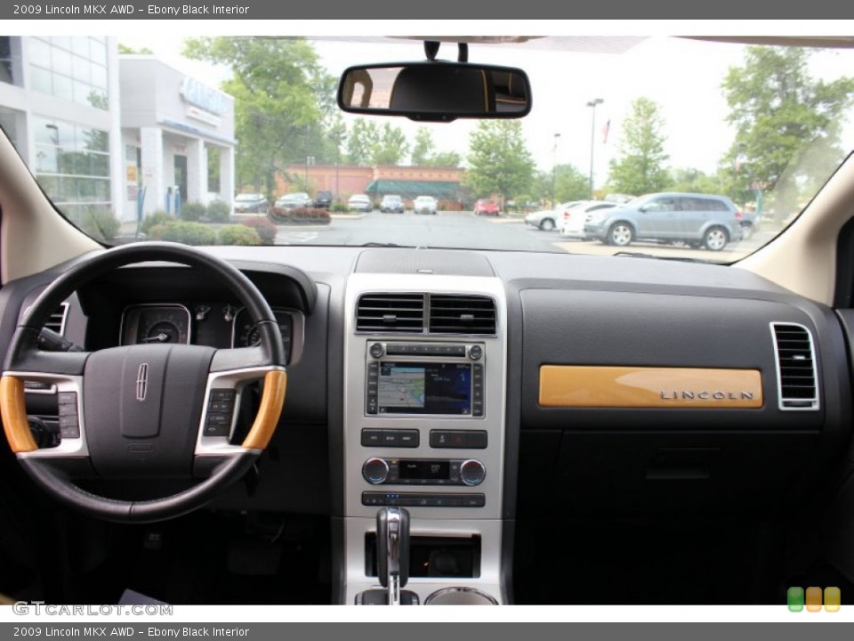 Ebony Black Interior Dashboard for the 2009 Lincoln MKX AWD #65925494