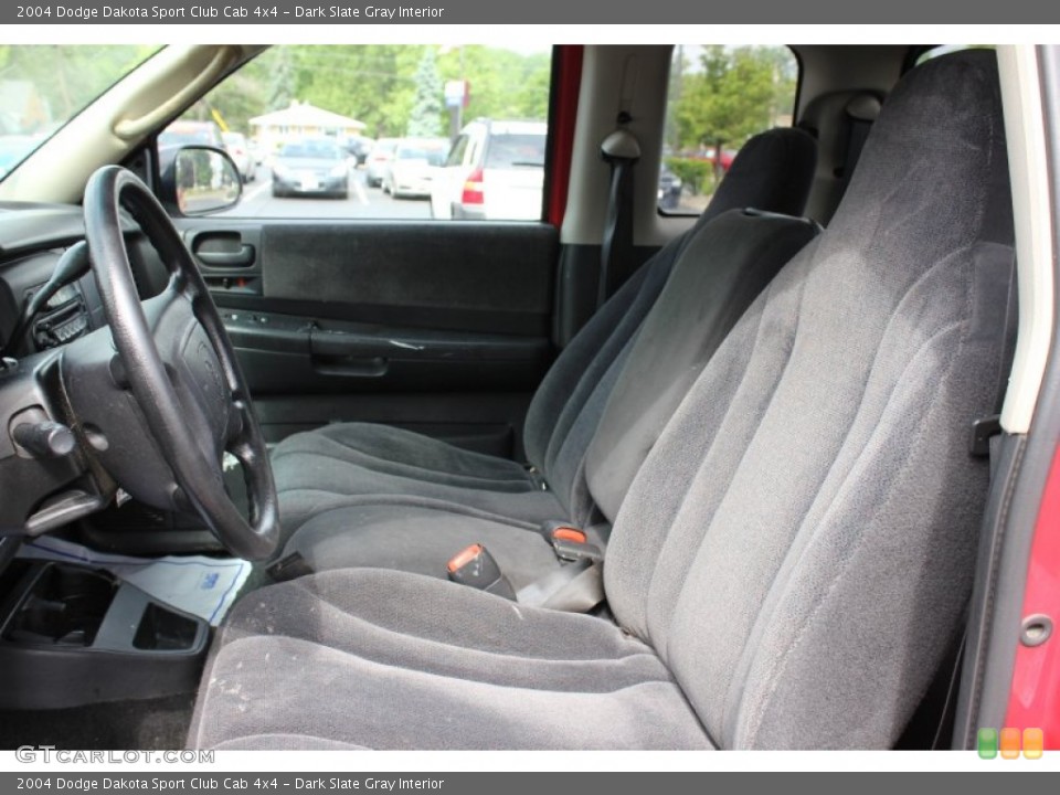 Dark Slate Gray Interior Photo for the 2004 Dodge Dakota Sport Club Cab 4x4 #65926163