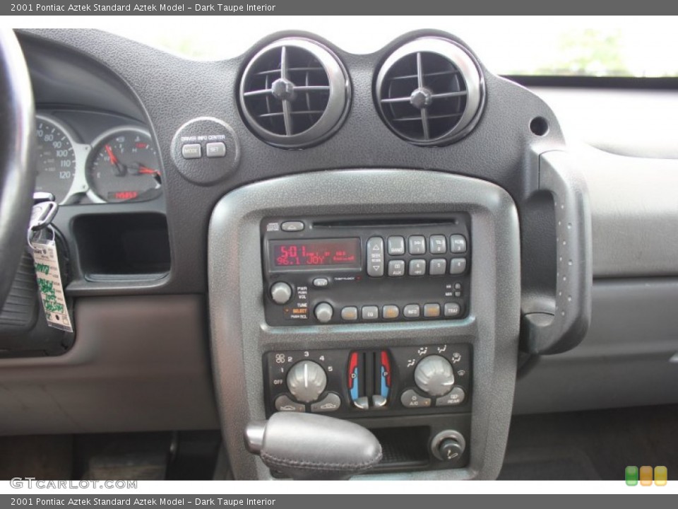 Dark Taupe Interior Controls for the 2001 Pontiac Aztek  #65926421