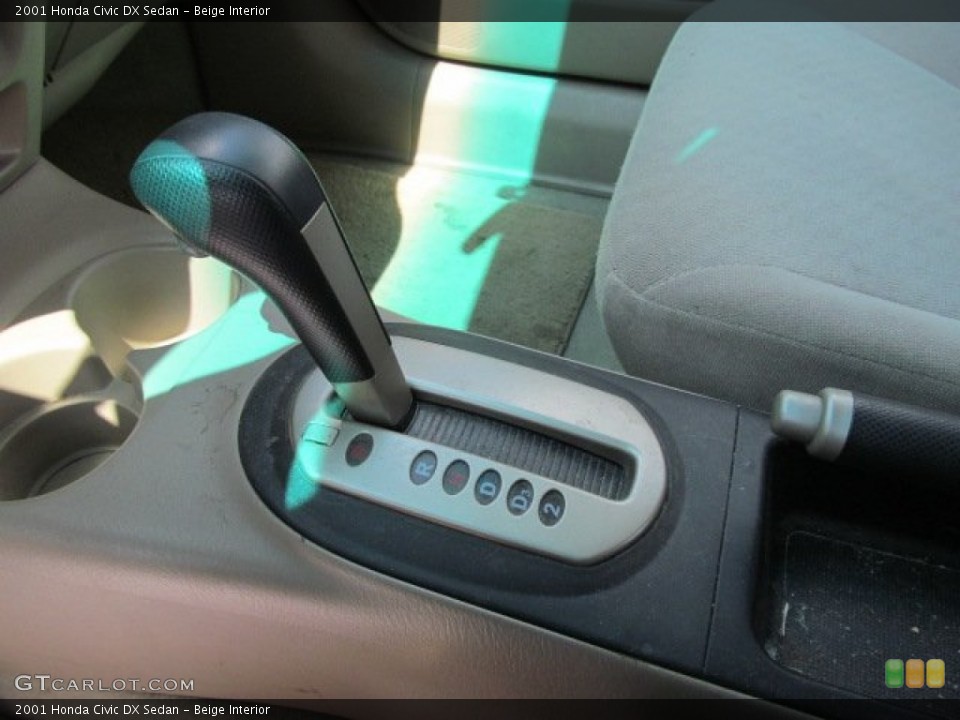 Beige Interior Transmission for the 2001 Honda Civic DX Sedan #65926529