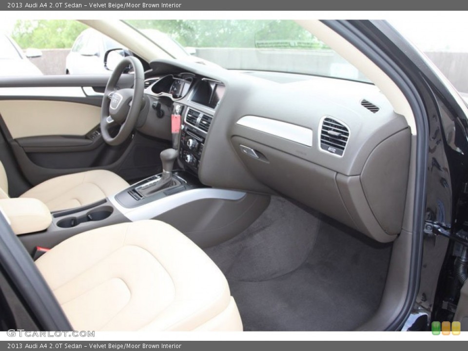 Velvet Beige/Moor Brown Interior Dashboard for the 2013 Audi A4 2.0T Sedan #65930565
