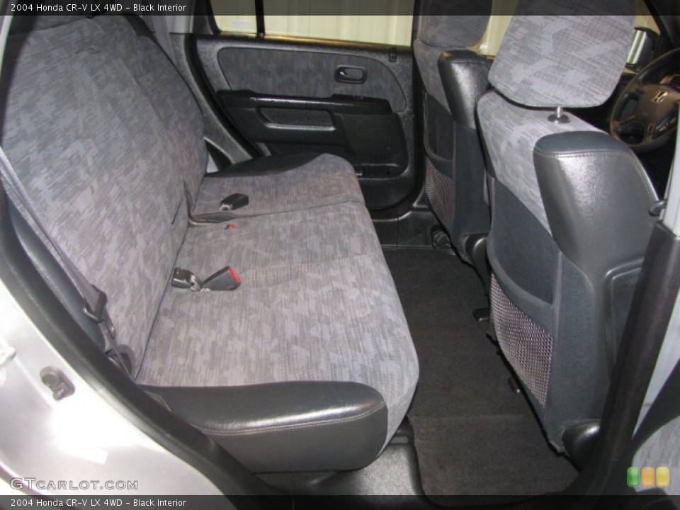 Black Interior Rear Seat for the 2004 Honda CR-V LX 4WD #65930576