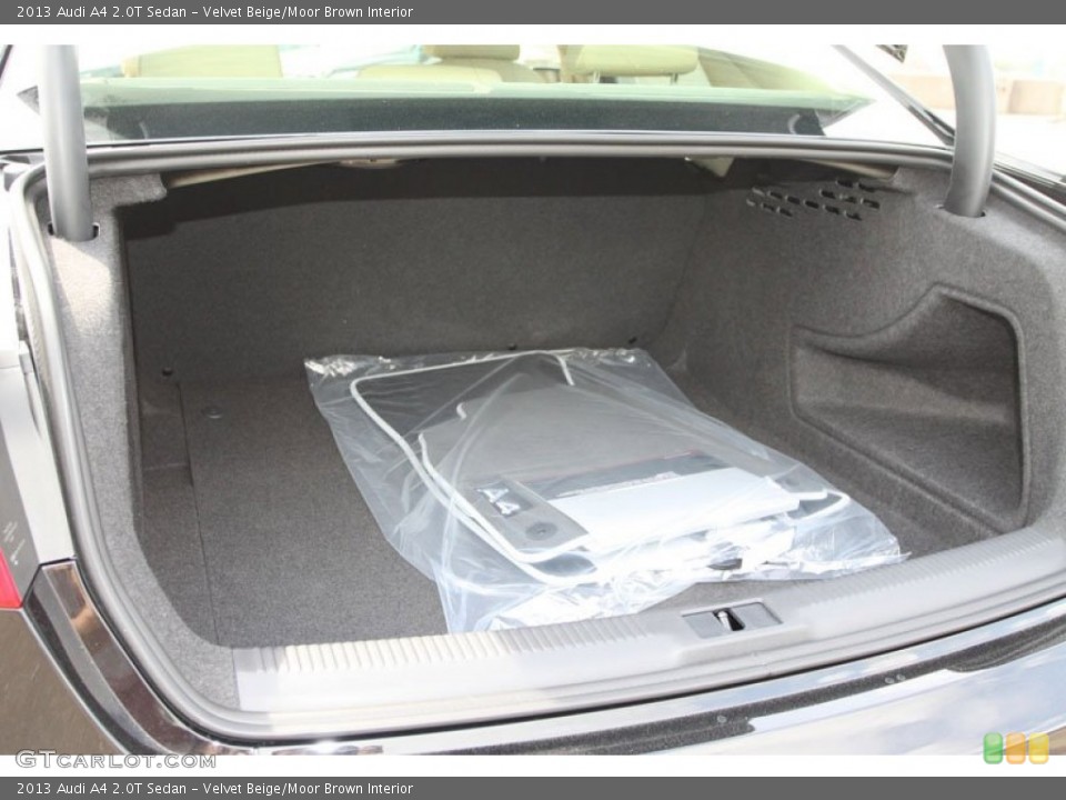 Velvet Beige/Moor Brown Interior Trunk for the 2013 Audi A4 2.0T Sedan #65931053