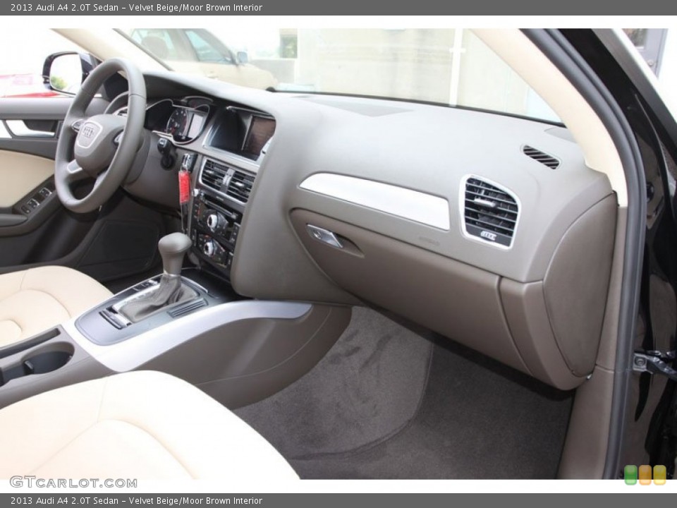 Velvet Beige/Moor Brown Interior Dashboard for the 2013 Audi A4 2.0T Sedan #65931084